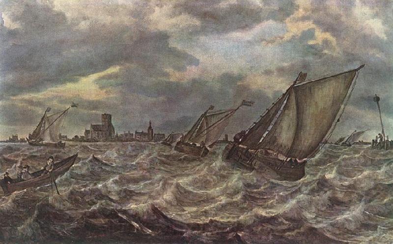 BEYEREN, Abraham van Rough Sea gfhg Norge oil painting art